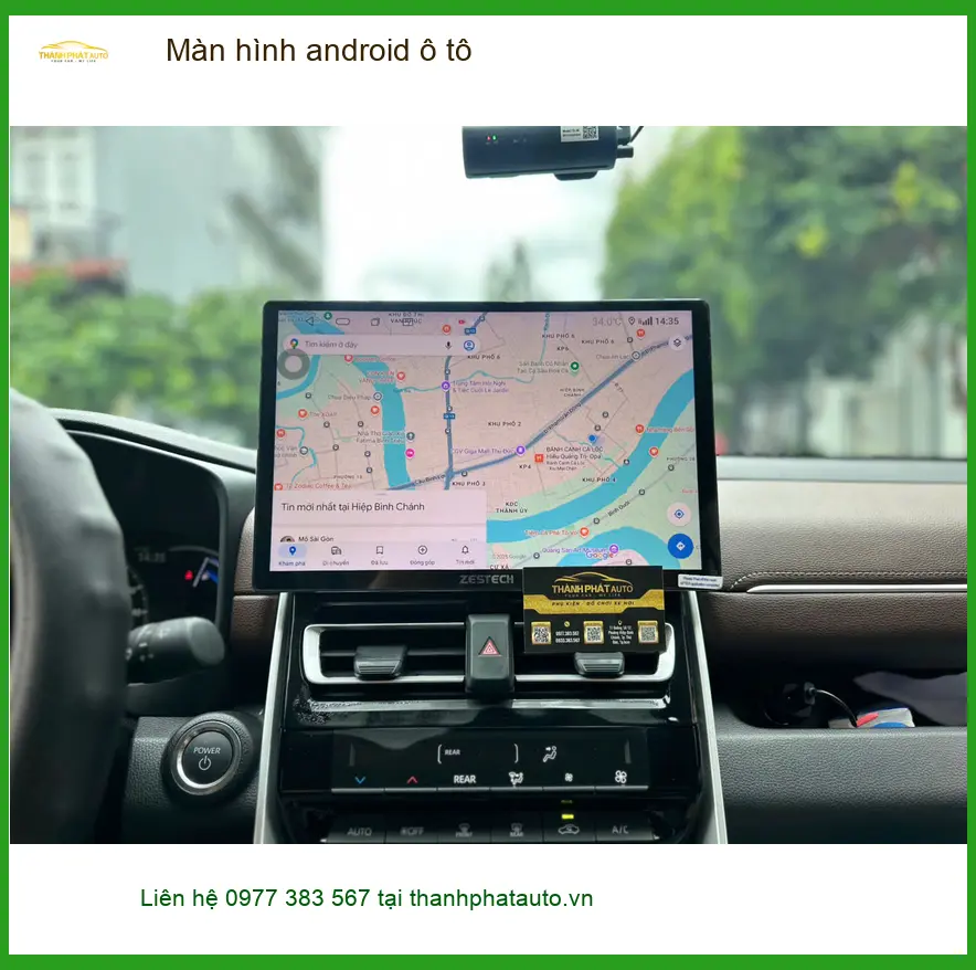 Anh Bảo lắp màn hình android ô tô Honda CRV tại Hóc Môn ảnh thực tế 3