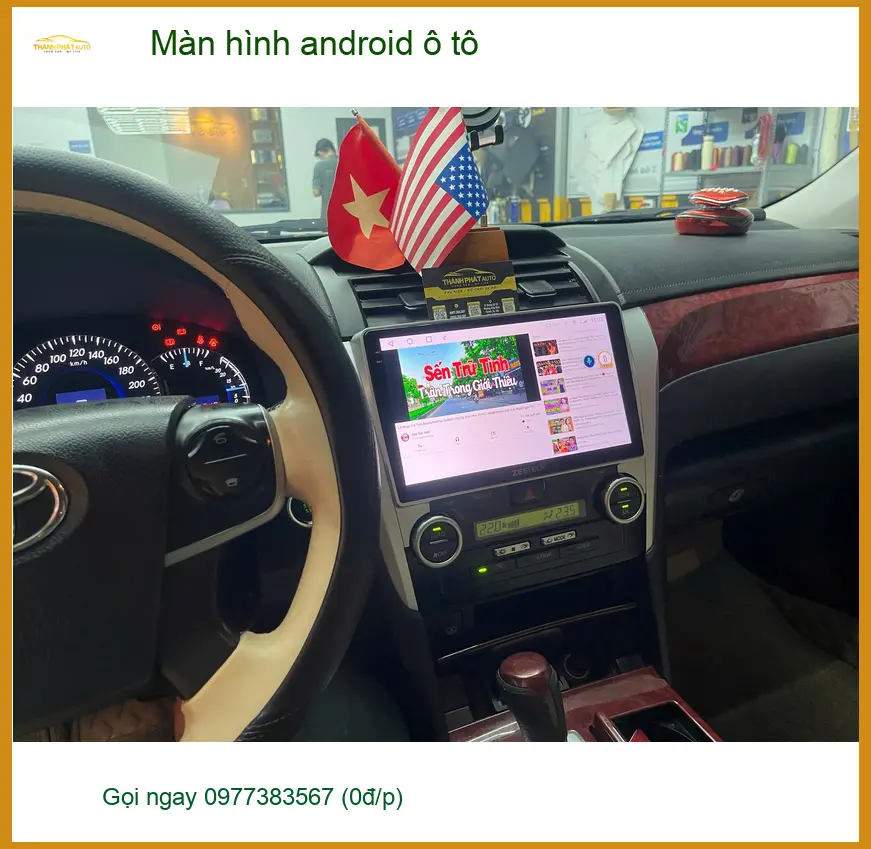 Chị Lan Anh nâng cấp màn hình Android ô tô Kia K3 tại Thủ Đức ảnh thực tế 4