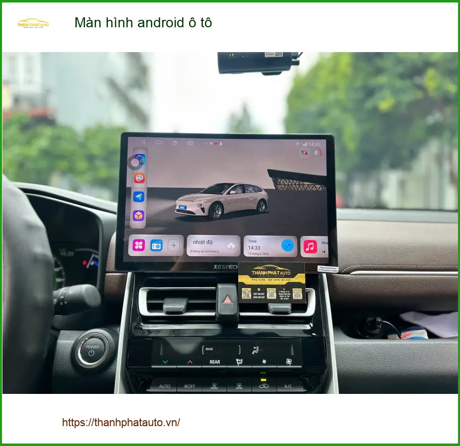 Anh Bảo lắp màn hình android ô tô Honda CRV tại Hóc Môn ảnh thực tế 5