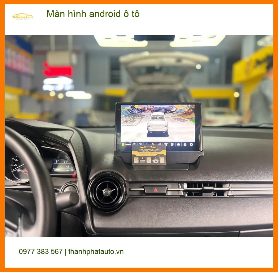 Anh Tùng lắp màn hình Android ô tô Hyundai Accent tại Thủ Đức ảnh thực tế 2