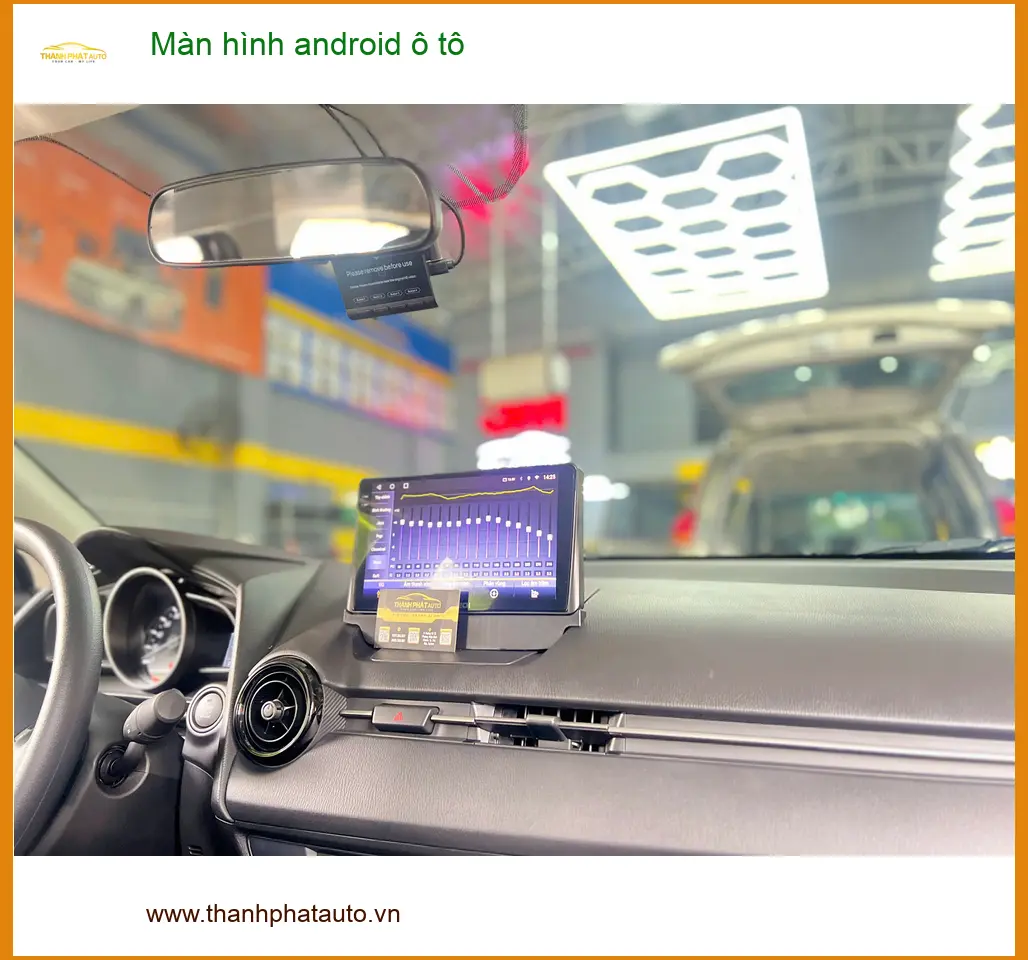 Anh Tùng lắp màn hình Android ô tô Hyundai Accent tại Thủ Đức ảnh thực tế 3