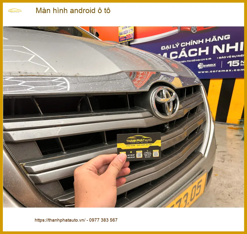 Chị Thảo nâng cấp màn hình android ô tô cho Hyundai Santa Fe tại Quận 9 ảnh thực tế 3