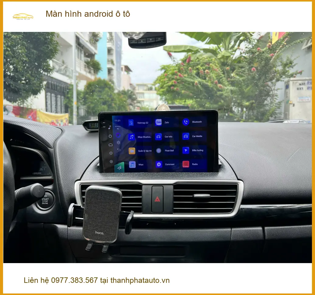 Anh Phước nâng cấp màn hình Android ô tô Mazda 3 tại Quận 2 ảnh thực tế 4