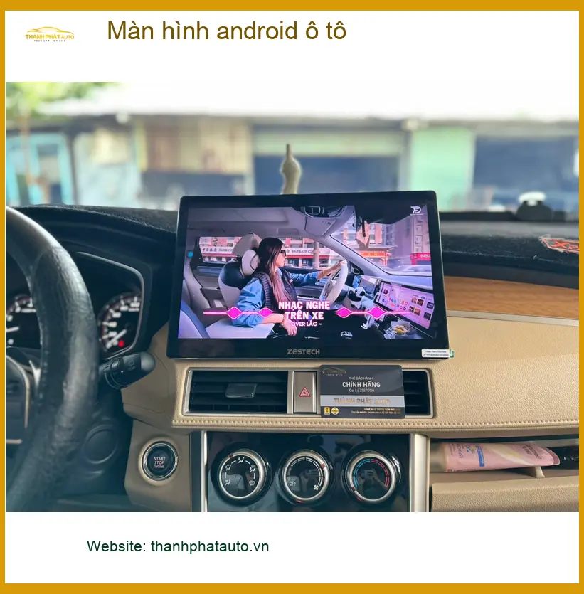 Anh Quang nâng cấp màn hình Android ô tô cho Toyota Vios tại Gò Vấp vì muốn trải nghiệm công nghệ mới ảnh thực tế 2