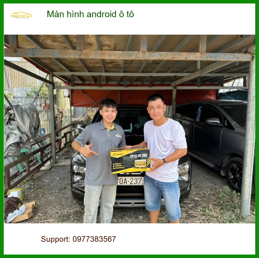 Anh Quang nâng cấp màn hình Android ô tô cho Toyota Vios tại Gò Vấp vì muốn trải nghiệm công nghệ mới ảnh thực tế 4