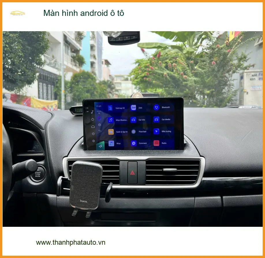 Cô Thảo lắp màn hình Android ô tô Hyundai Accent tại Hóc Môn để trải nghiệm giải trí thông minh
