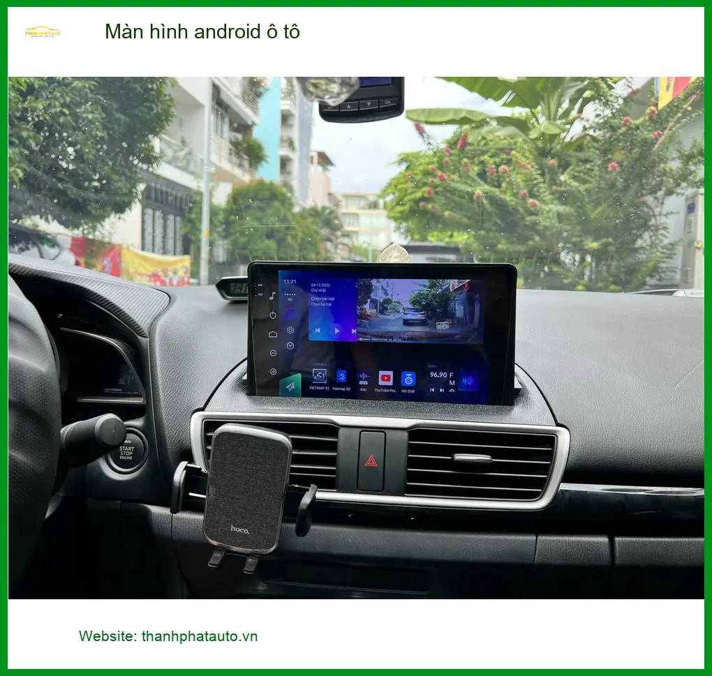 Cô Thảo lắp màn hình Android ô tô Hyundai Accent tại Hóc Môn để trải nghiệm giải trí thông minh ảnh thực tế 5