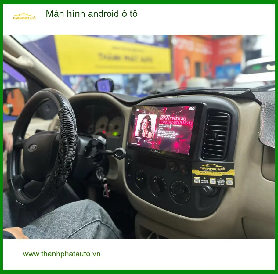 Anh Cường lắp màn hình Android ô tô cho Toyota Vios tại Nhà Bè ảnh thực tế 3
