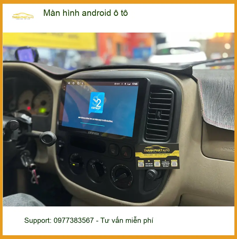 Anh Cường lắp màn hình Android ô tô cho Toyota Vios tại Nhà Bè ảnh thực tế 4