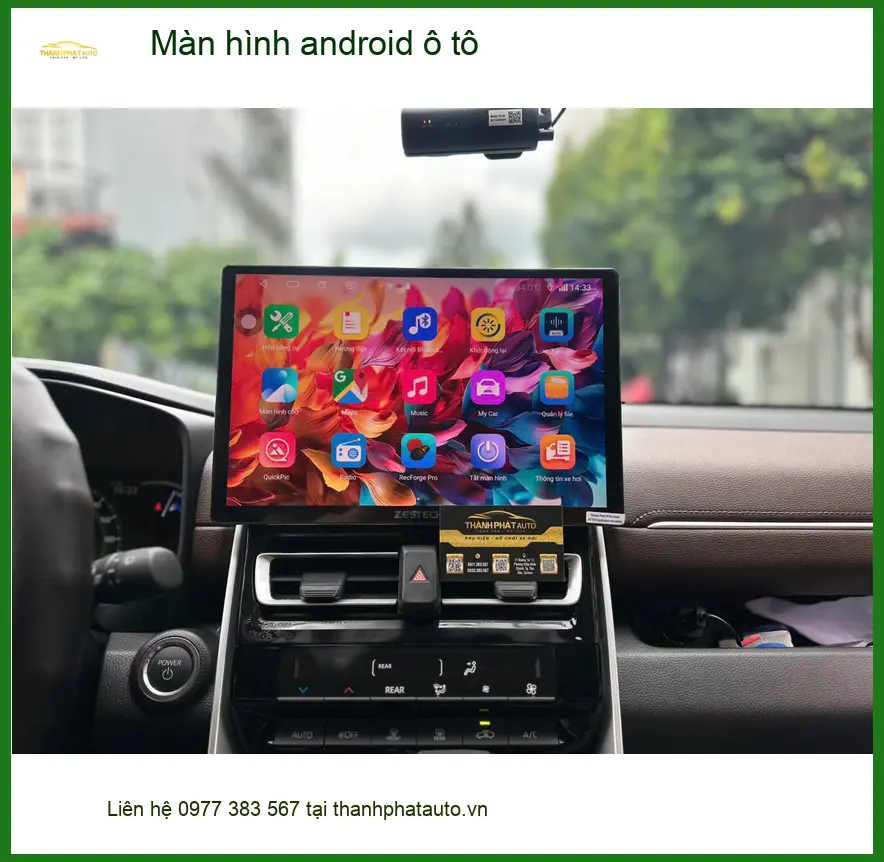 Anh Minh lắp màn hình Android ô tô cho Kia K3 tại Quận 4 tiện giải trí ảnh thực tế 4