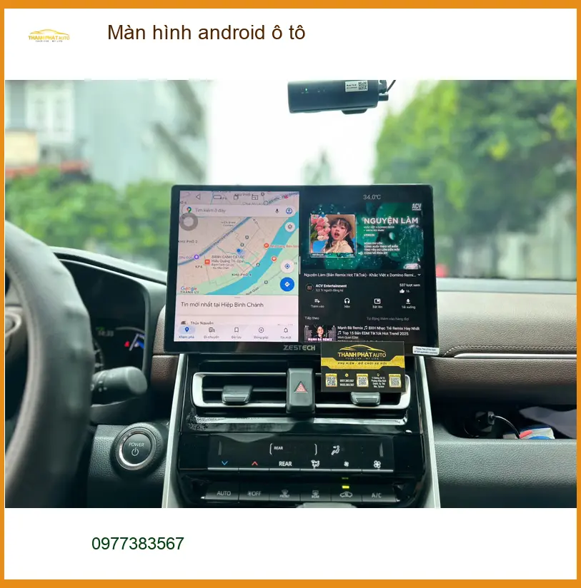Anh Minh lắp màn hình Android ô tô cho Kia K3 tại Quận 4 tiện giải trí ảnh thực tế 5