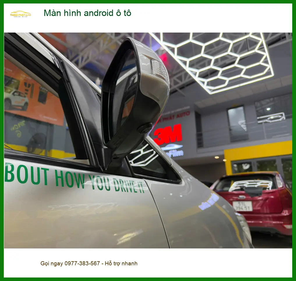 Chị Hằng lắp màn hình android ô tô cho Toyota Camry tại Quận Tân Phú ảnh thực tế 5