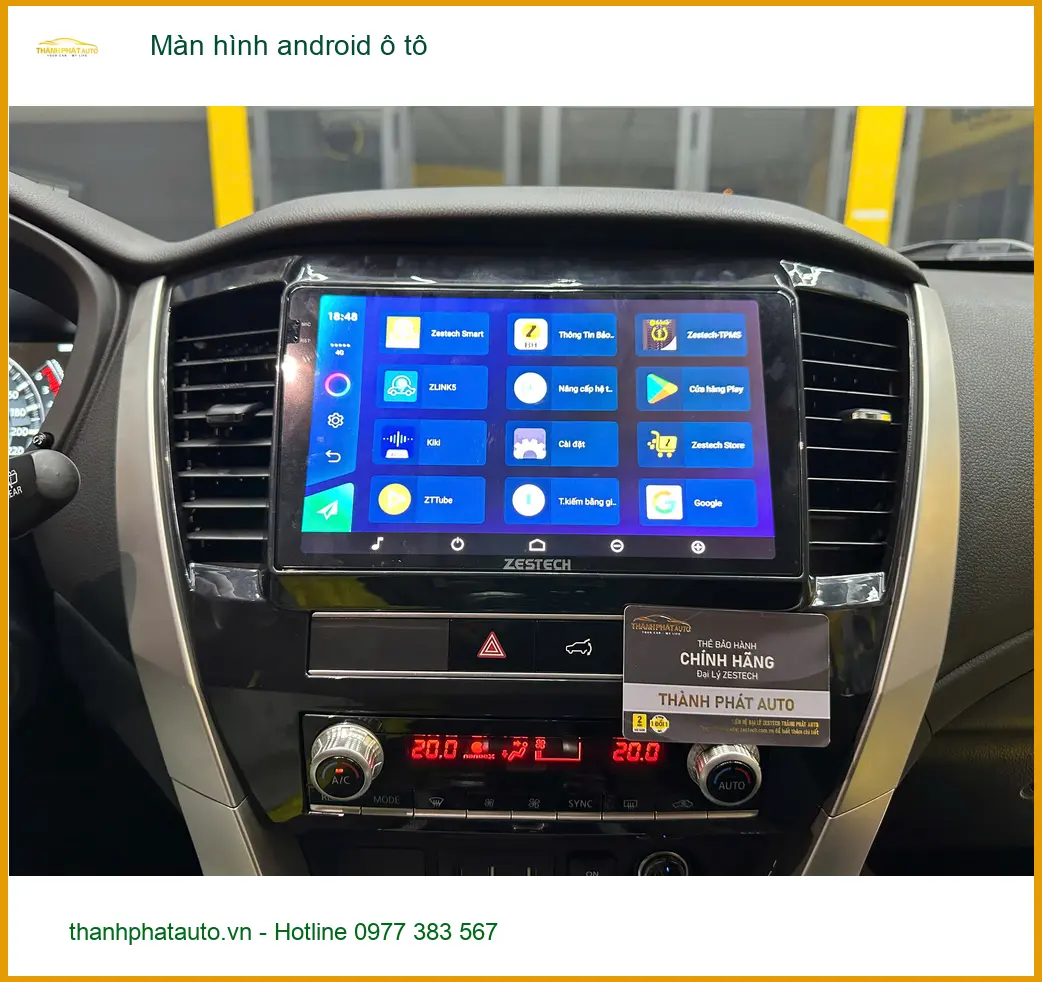 Cô Thanh lắp Màn hình android ô tô cho Toyota Camry tại Quận Phú Nhuận