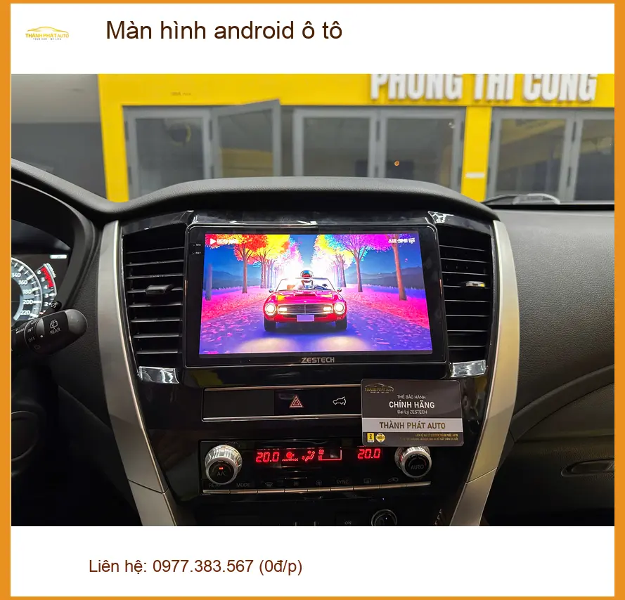 Cô Thanh lắp Màn hình android ô tô cho Toyota Camry tại Quận Phú Nhuận ảnh thực tế 4