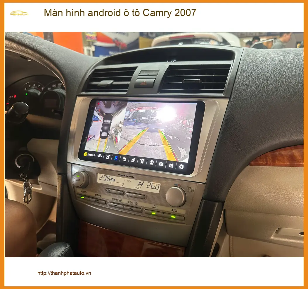 Anh Minh lắp màn hình Android ô tô Camry 2007 tại Quận Thủ Đức