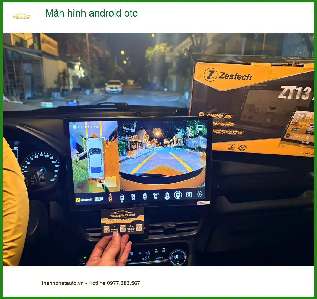 Anh Khải lắp màn hình Android ô tô Kia K3 tại Bình Thạnh tiện lợi