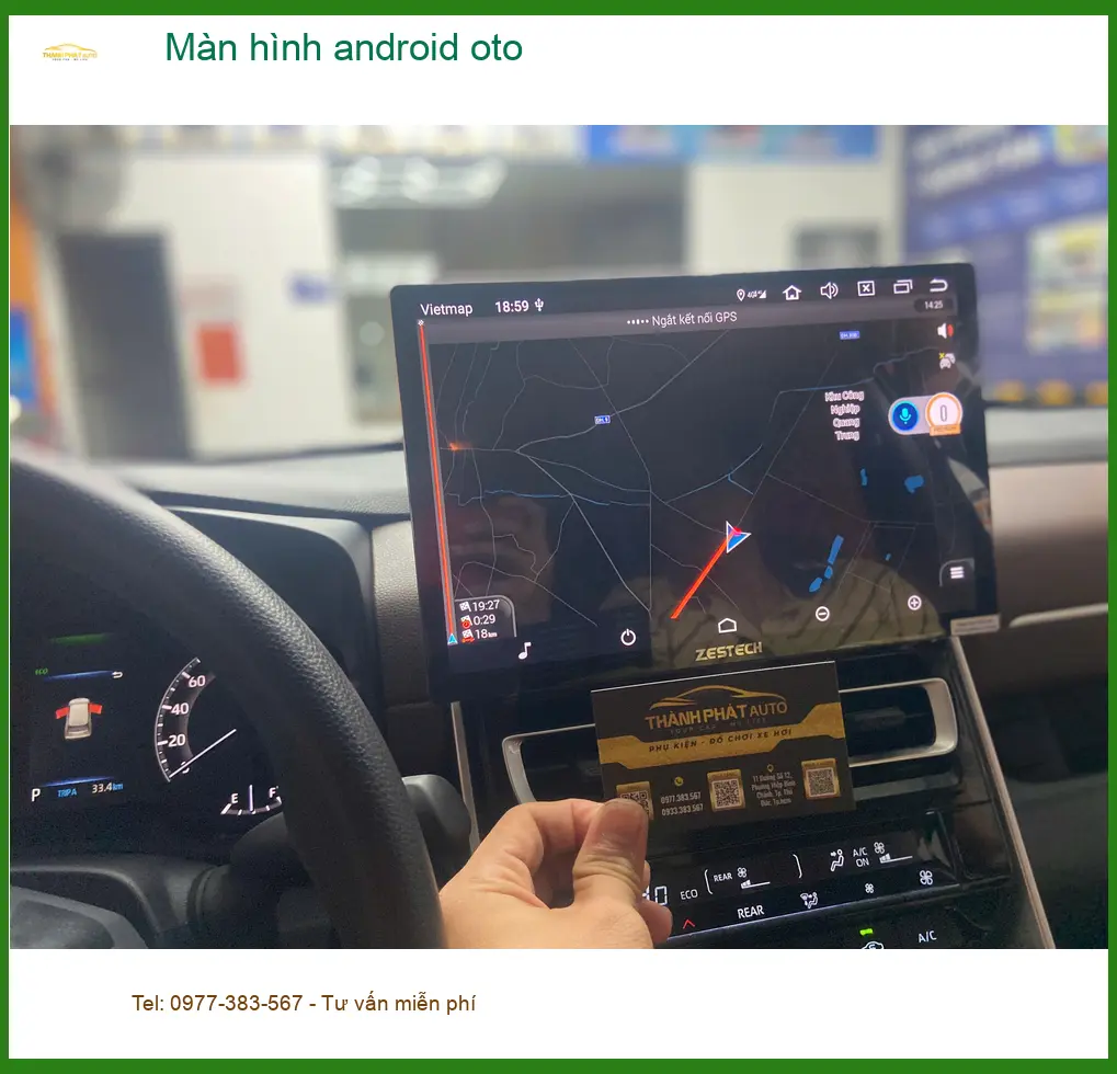 Anh Khôi lắp màn hình android ô tô Honda CR-V tại Quận Phú Nhuận