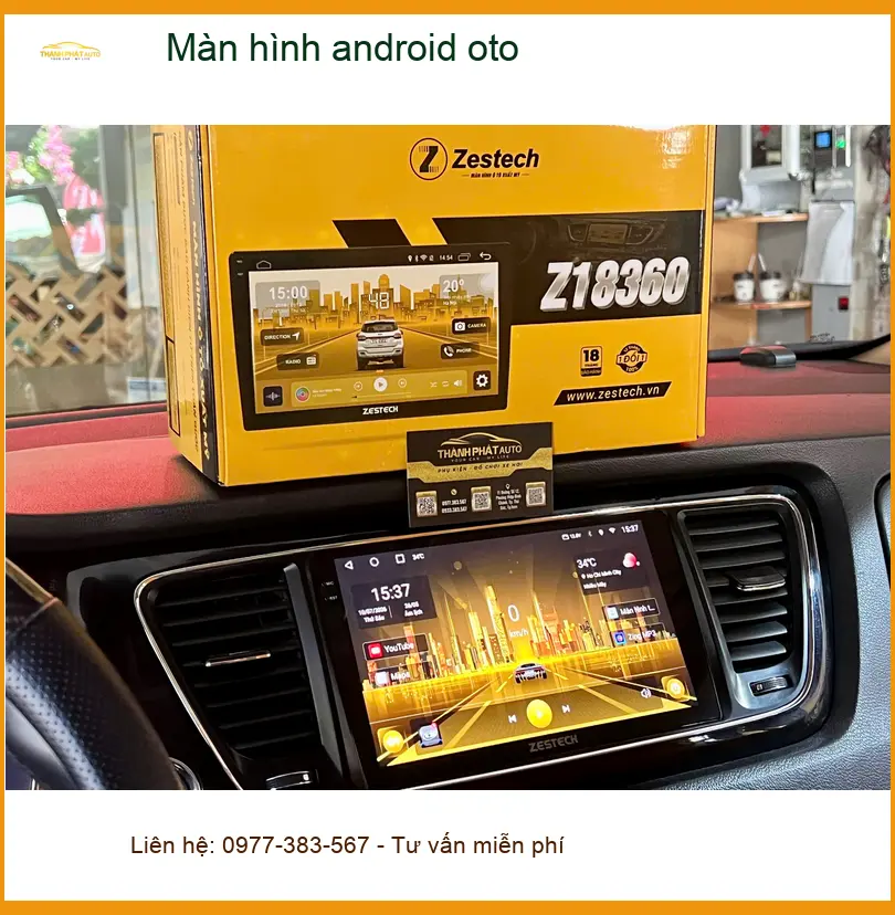 Chú Phát nâng cấp màn hình android cho Hyundai Elantra vì màn zin quá cũ tại Quận Thủ Đức ảnh thực tế 2