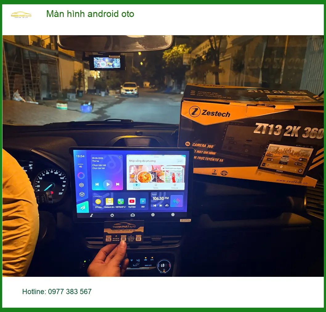 Chị Hương nâng cấp màn hình android oto cho Toyota Camry tại Quận 2 ảnh thực tế 3