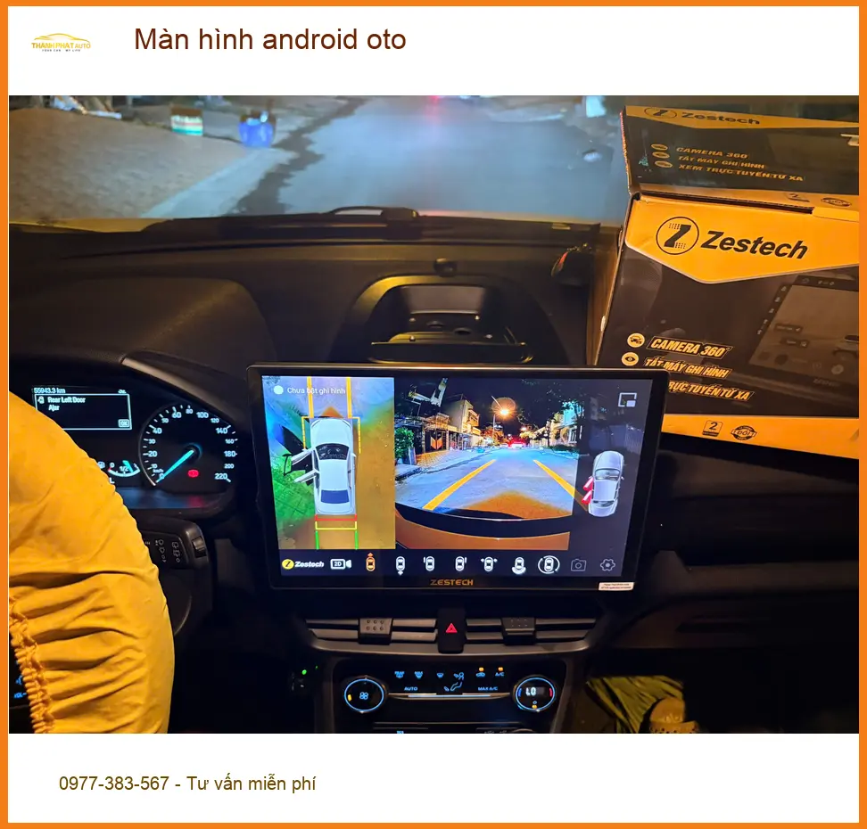 Chị Hương nâng cấp màn hình android oto cho Toyota Camry tại Quận 2 ảnh thực tế 4