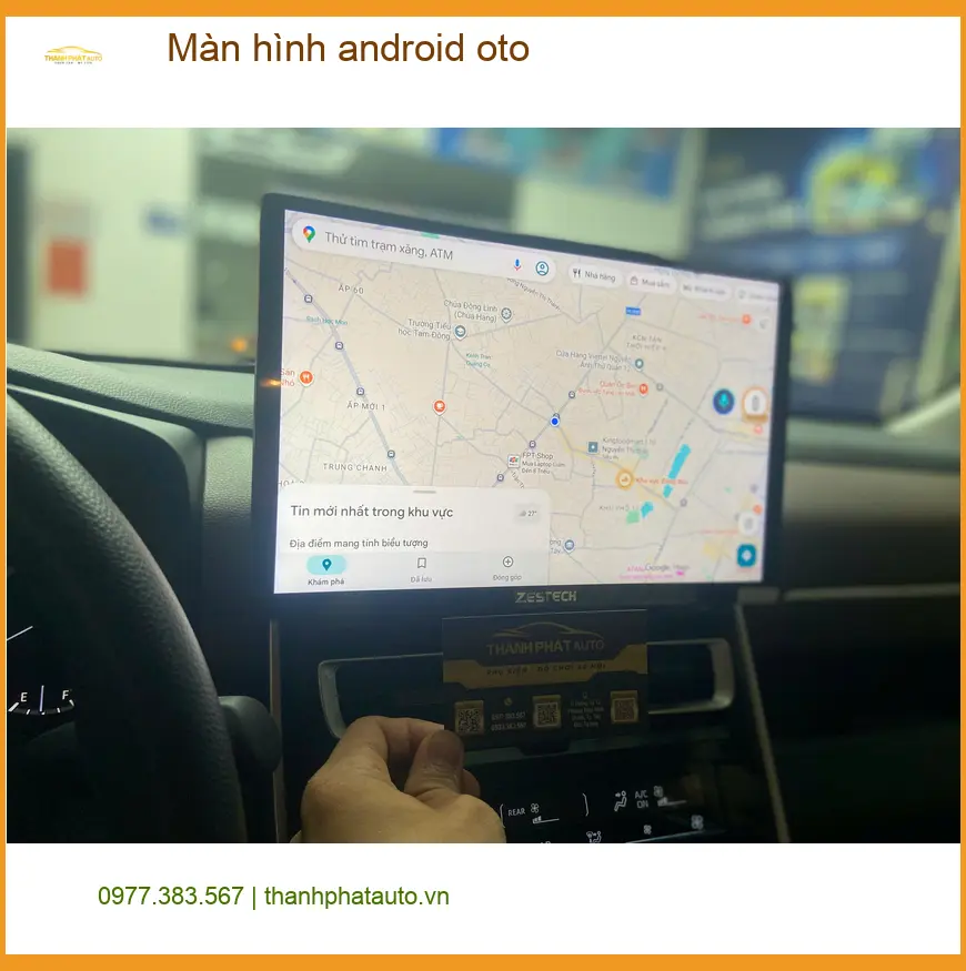 Anh Tuấn Kiệt lắp màn hình android oto Hyundai Accent tại Quận 12 để nâng cao trải nghiệm