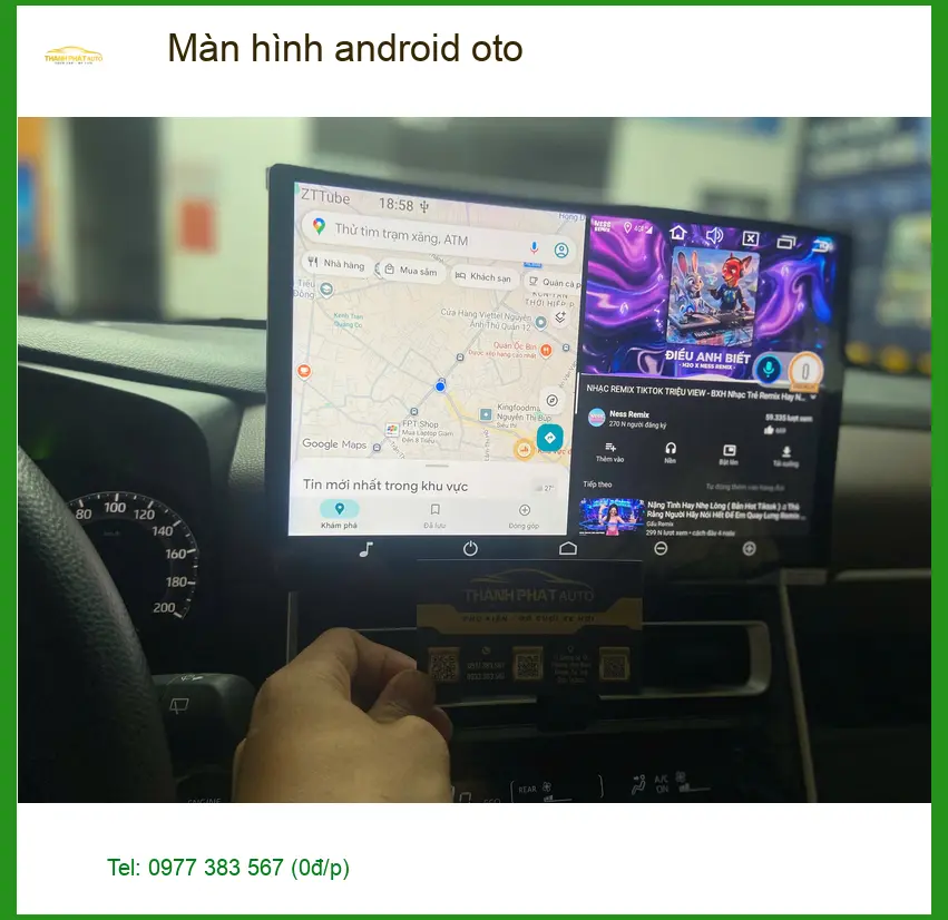 Anh Tuấn Kiệt lắp màn hình android oto Hyundai Accent tại Quận 12 để nâng cao trải nghiệm ảnh thực tế 2