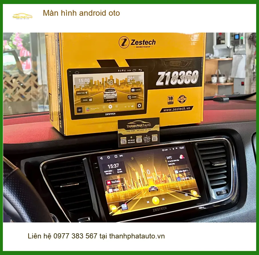 Anh Tuấn lắp màn hình Android ô tô Hyundai i10 tại Quận Bình Thạnh