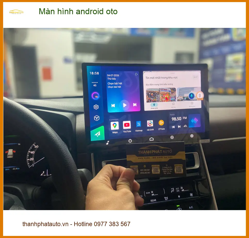 Anh Khang lắp màn hình Android ô tô cho Honda HR-V tại Thủ Đức nâng tầm trải nghiệm giải trí