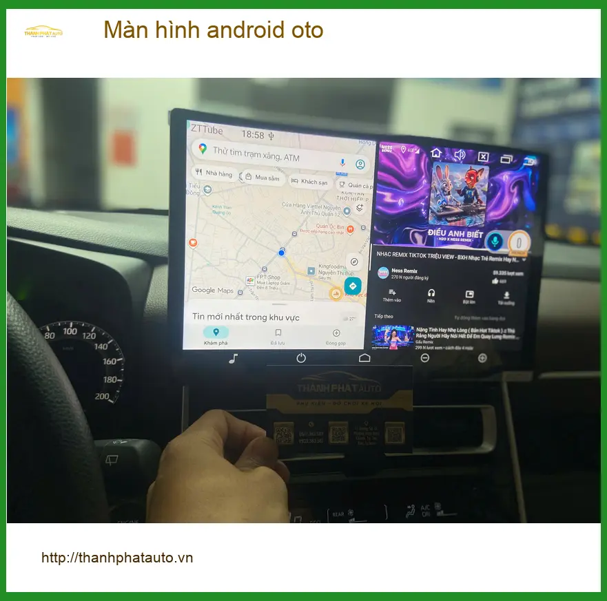 Anh Khang lắp màn hình Android ô tô cho Honda HR-V tại Thủ Đức nâng tầm trải nghiệm giải trí ảnh thực tế 2