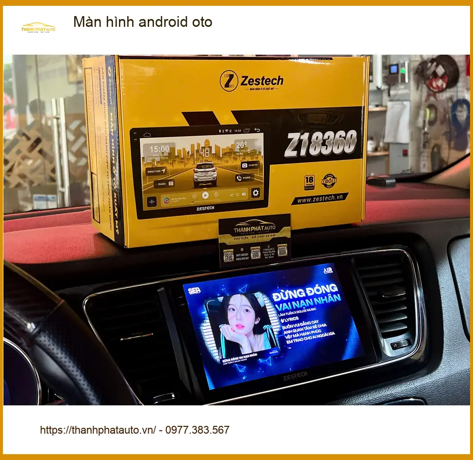 Anh Tuấn lắp màn hình Android ô tô Hyundai i10 tại Quận Bình Thạnh ảnh thực tế 3