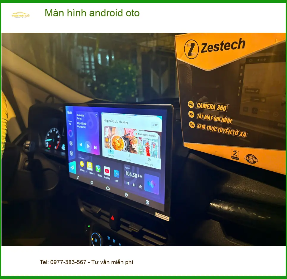 Chị Thảo lắp màn hình android oto cho Mazda CX-5 tại Quận 8 ảnh thực tế 3