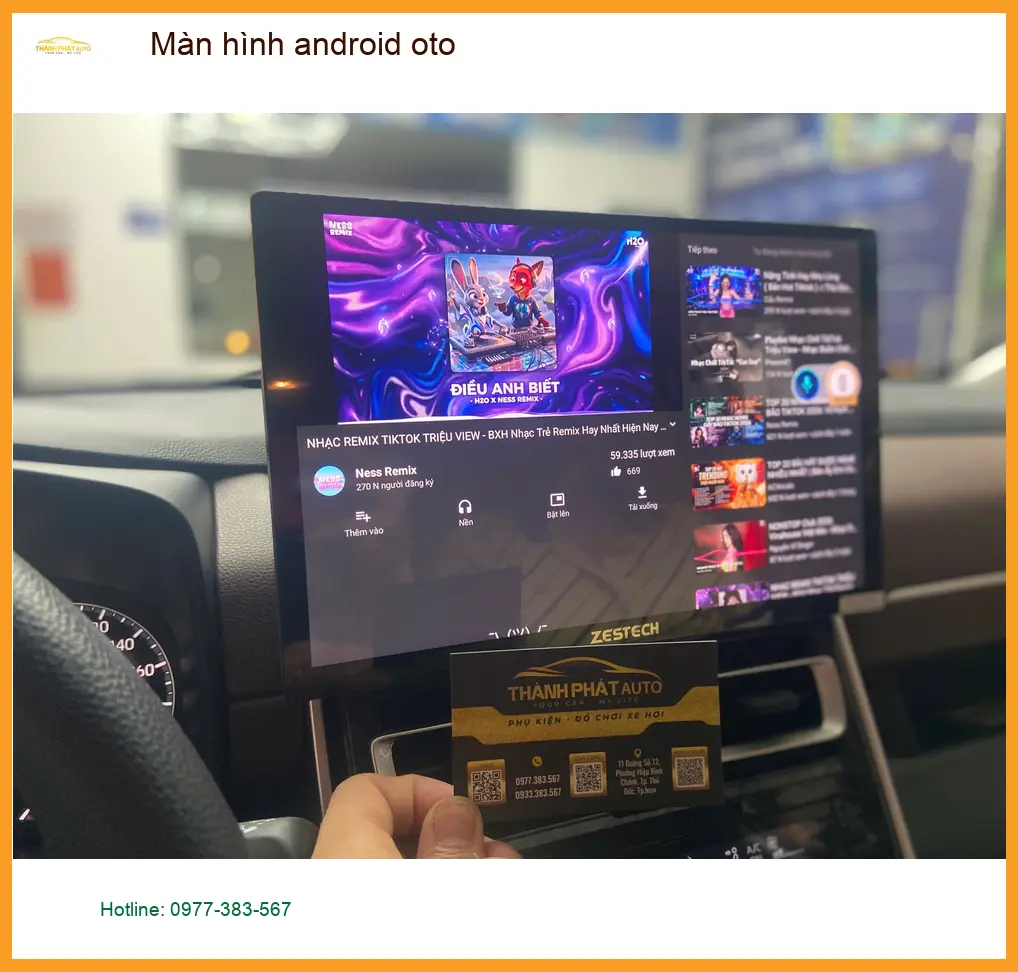 Anh Khang lắp màn hình Android ô tô cho Honda HR-V tại Thủ Đức nâng tầm trải nghiệm giải trí ảnh thực tế 4