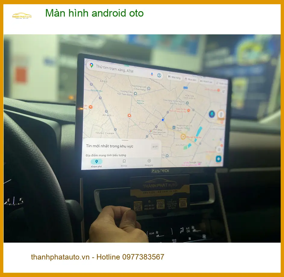 Anh Khang nâng cấp màn hình Android ô tô cho Hyundai Accent tại Quận 9