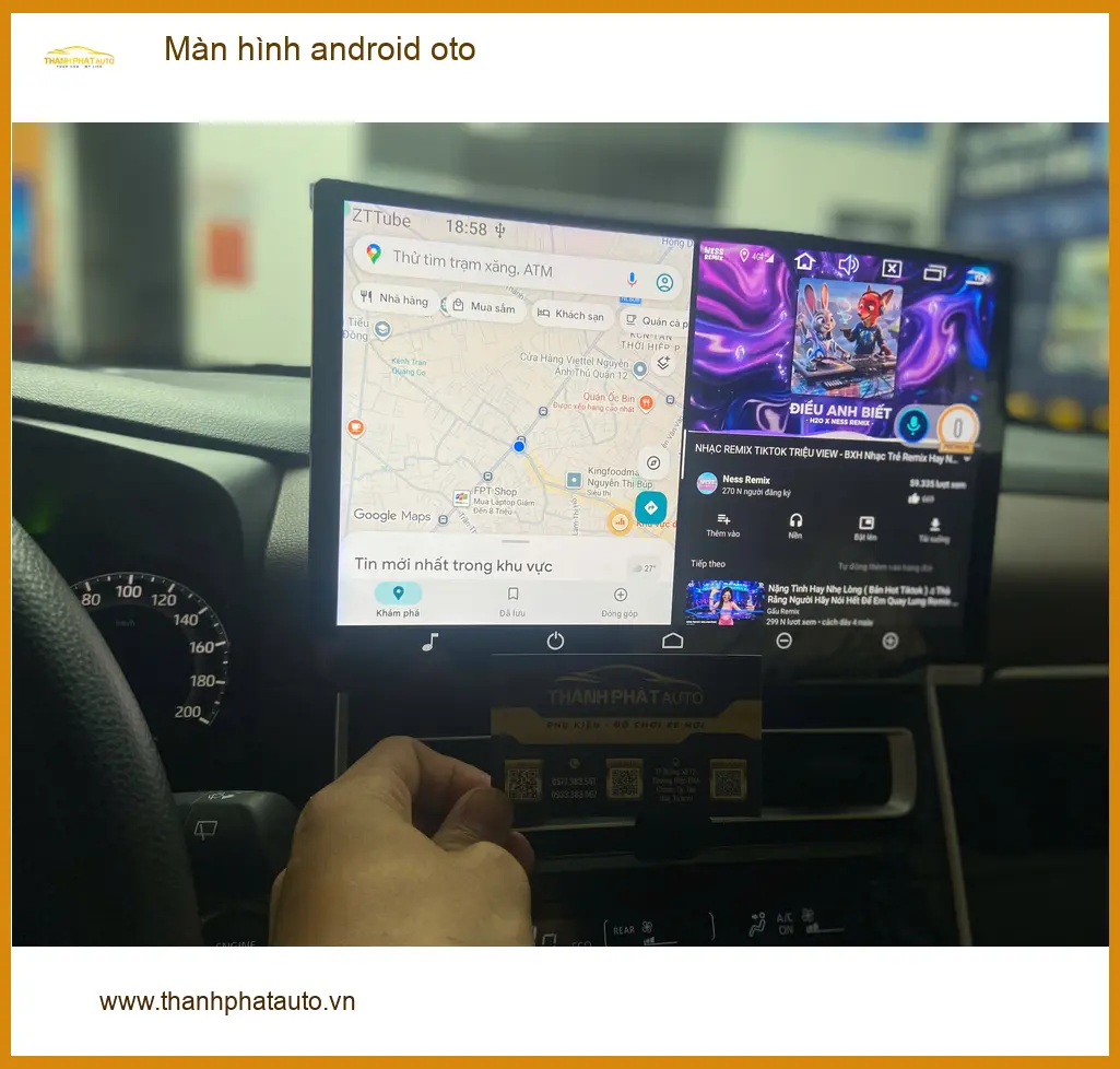 Anh Khang nâng cấp màn hình Android ô tô cho Hyundai Accent tại Quận 9 ảnh thực tế 3