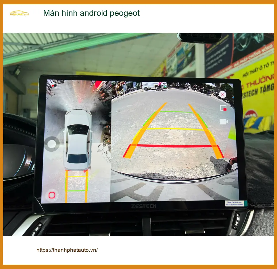 Anh Bách lắp màn hình android Peugeot 3008 tại Quận 6 để trải nghiệm đa phương tiện ảnh thực tế 3