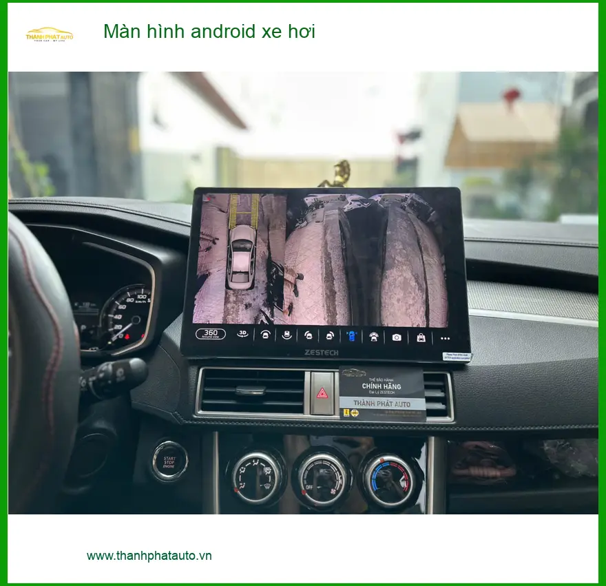 Anh Khang lắp màn hình Android xe hơi Honda CRV tại Quận Gò Vấp ảnh thực tế 3