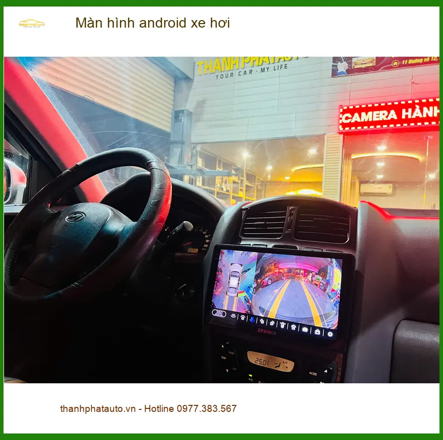 Anh Minh Khôi lắp Màn hình android xe hơi Suzuki XL7 tại Hóc Môn vì màn zin quá cũ