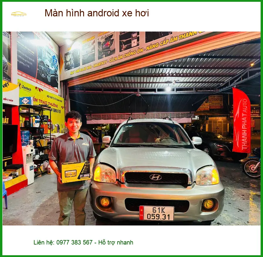 Anh Minh Khôi lắp Màn hình android xe hơi Suzuki XL7 tại Hóc Môn vì màn zin quá cũ ảnh thực tế 2