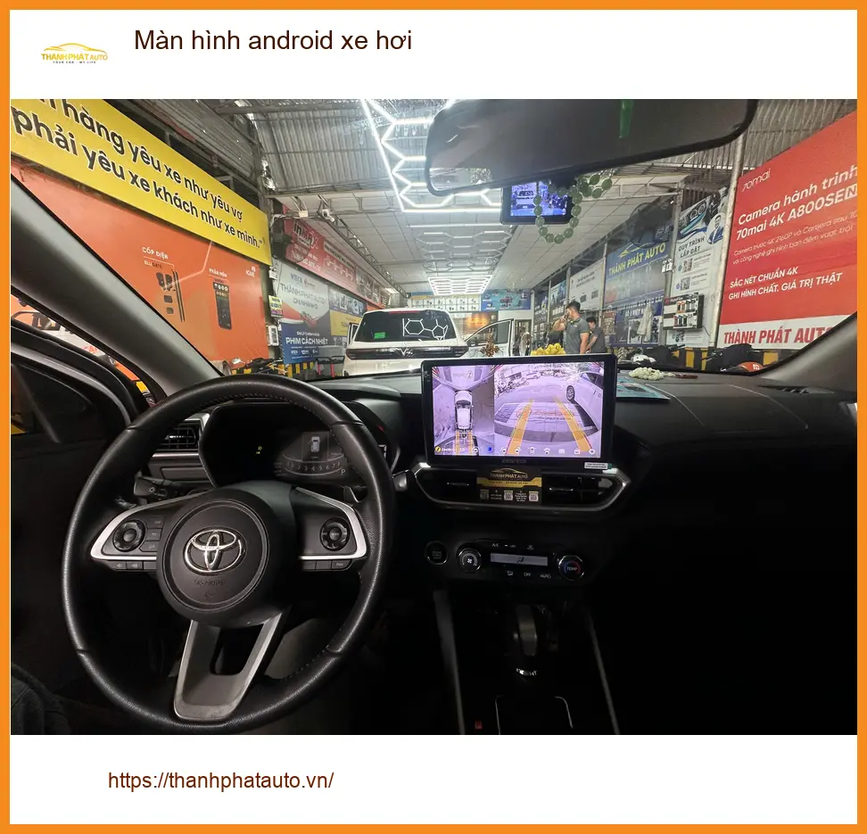 Anh Bách lắp màn hình android xe hơi cho Hyundai Creta tại Hóc Môn để tiện đường đi làm ảnh thực tế 2