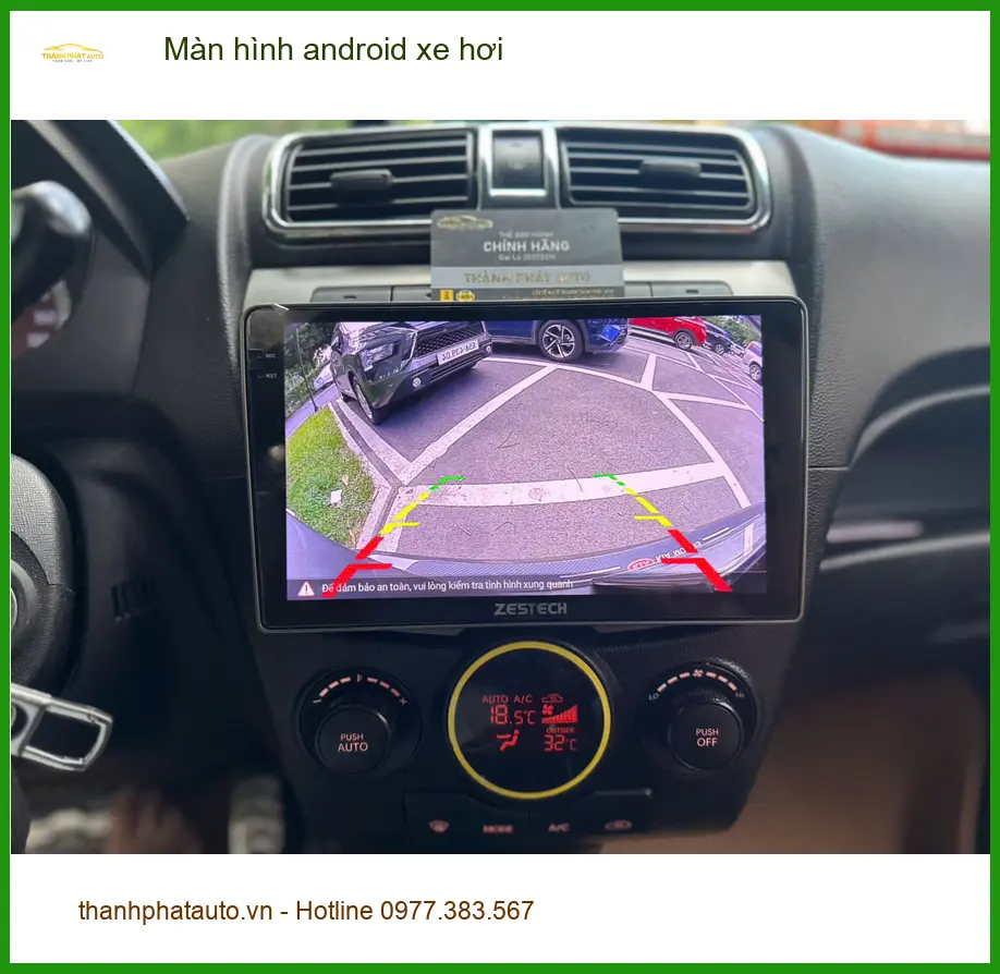 Anh Tú lắp màn hình Android xe hơi Kia Soluto ở Quận 9 để giải trí ảnh thực tế 3