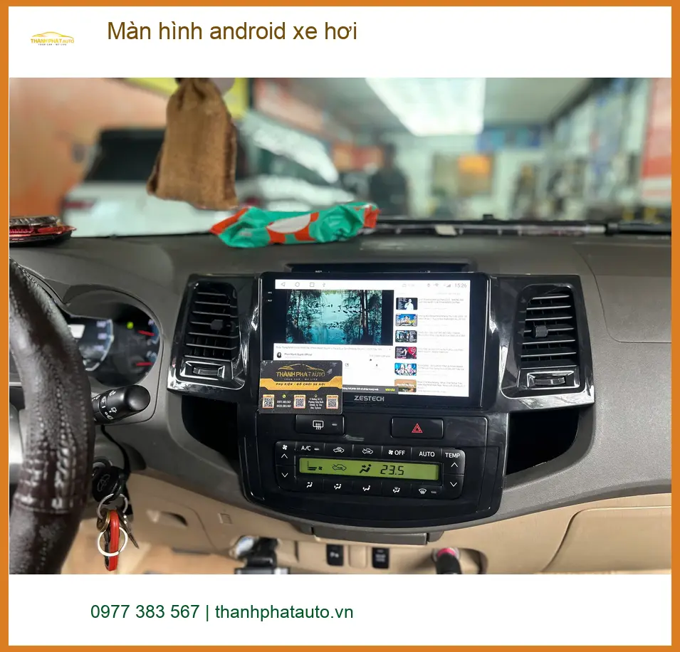 Anh Khang lắp màn hình android xe hơi Hyundai Accent tại Quận 9