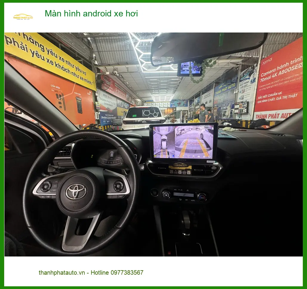 Anh Trung lắp màn hình Android xe hơi cho Toyota Camry Quận 9 ảnh thực tế 2