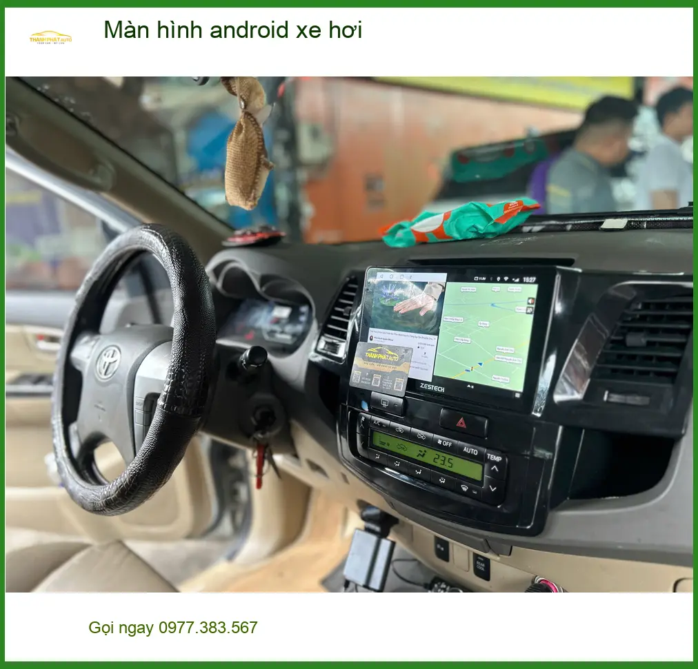 Anh Khang lắp màn hình android xe hơi Hyundai Accent tại Quận 9 ảnh thực tế 2