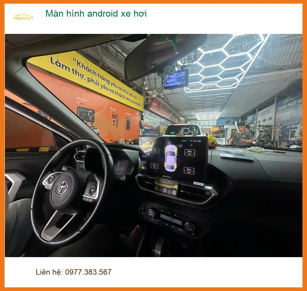 Anh Trung lắp màn hình Android xe hơi cho Toyota Camry Quận 9 ảnh thực tế 3