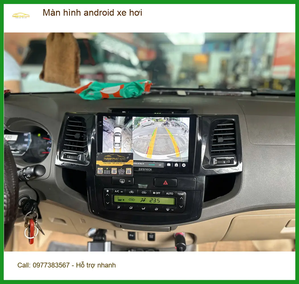 Anh Khang lắp màn hình android xe hơi Hyundai Accent tại Quận 9 ảnh thực tế 4