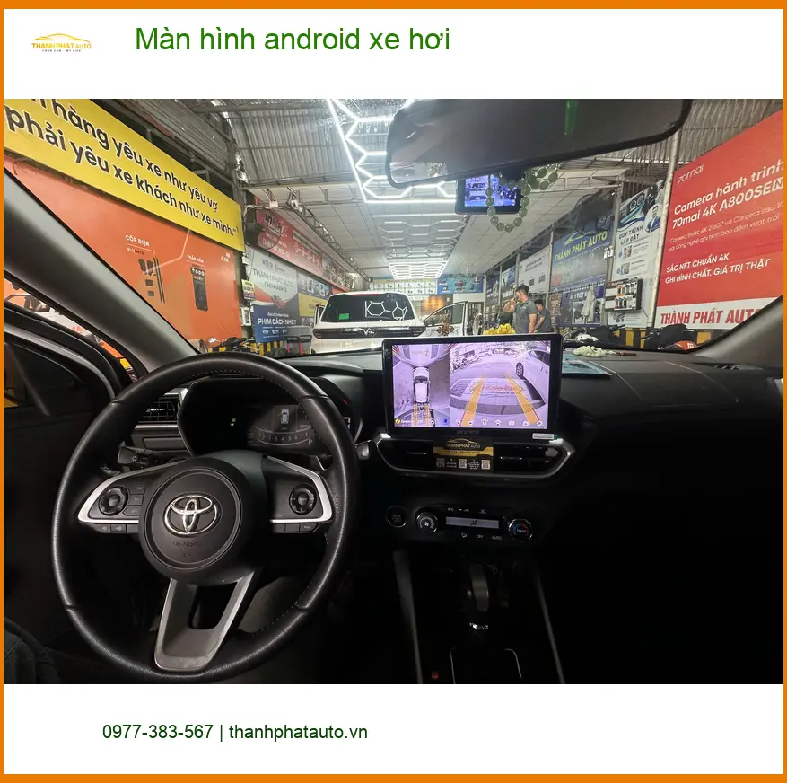 Anh Thịnh lắp màn hình Android xe hơi cho Hyundai Accent tại Quận 12 để nâng tầm giải trí