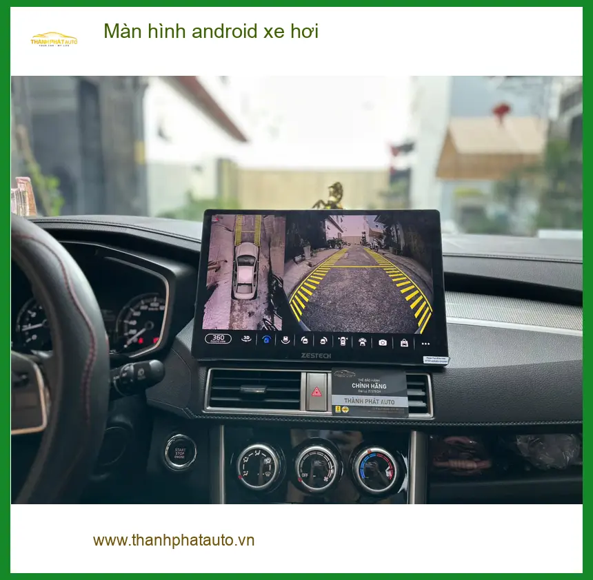 Bác Vinh lắp màn hình Android xe hơi cho Hyundai Accent tại Quận 7 để có nhiều tiện ích hơn ảnh thực tế 2