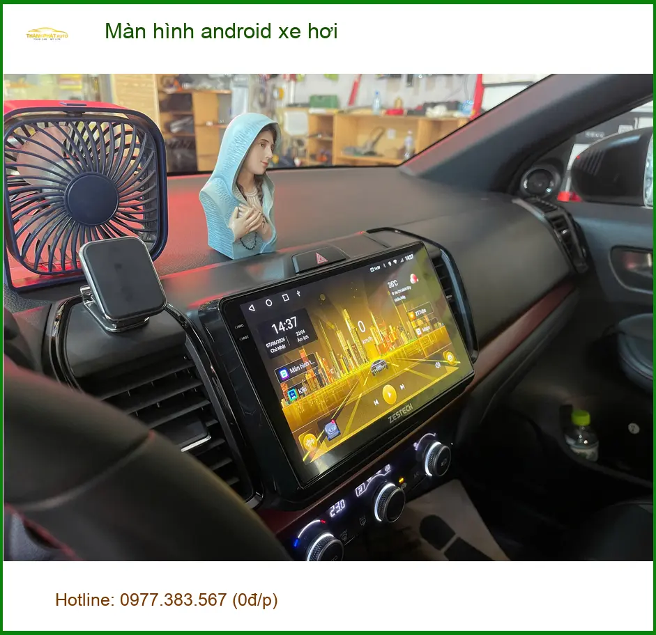 Anh Quang Minh lắp màn hình android xe hơi Suzuki XL7 tại Quận Bình Thạnh. ảnh thực tế 2