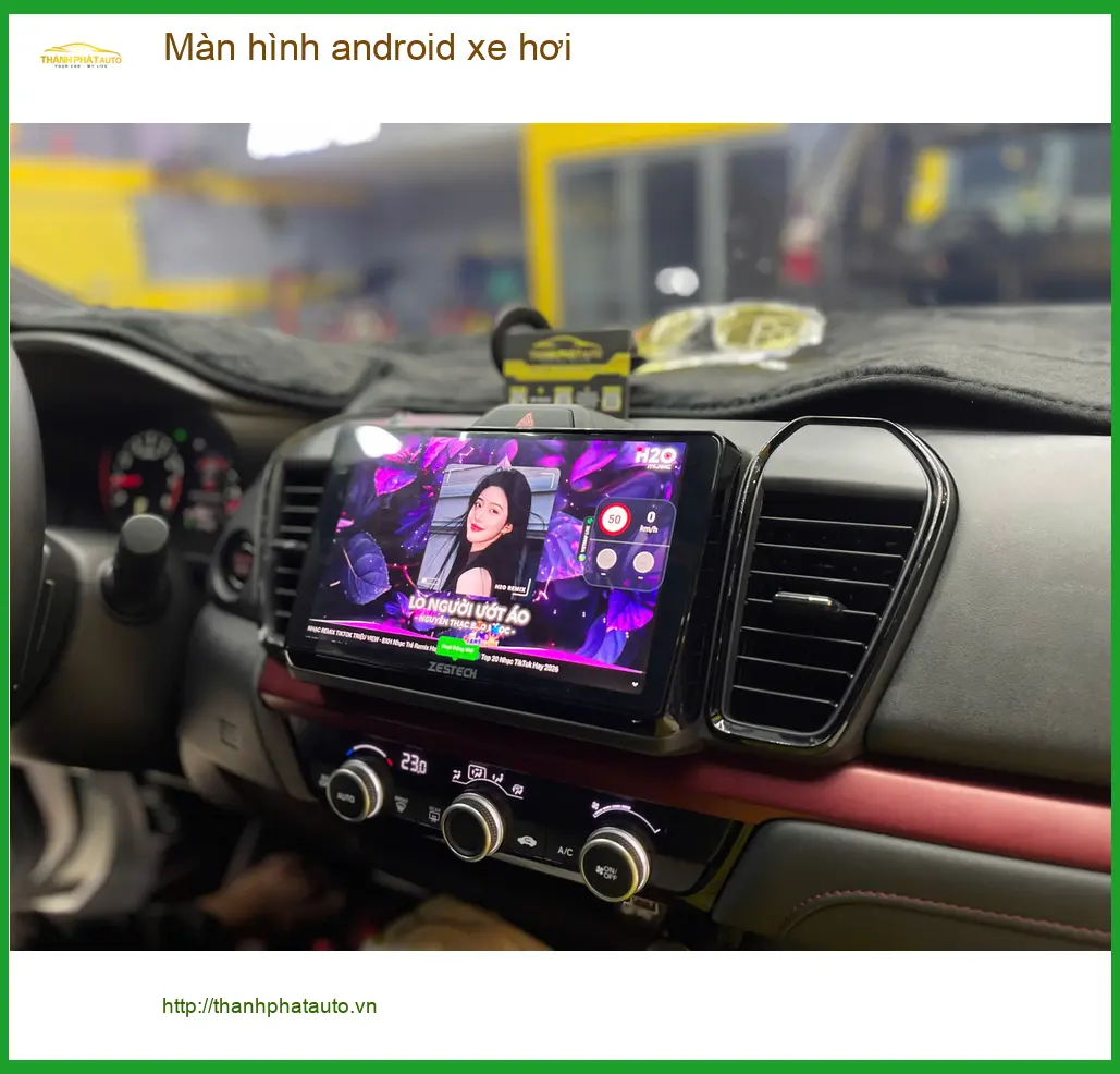 Anh Quang lắp màn hình Android cho Toyota Vios tại Quận Tân Phú ảnh thực tế 2