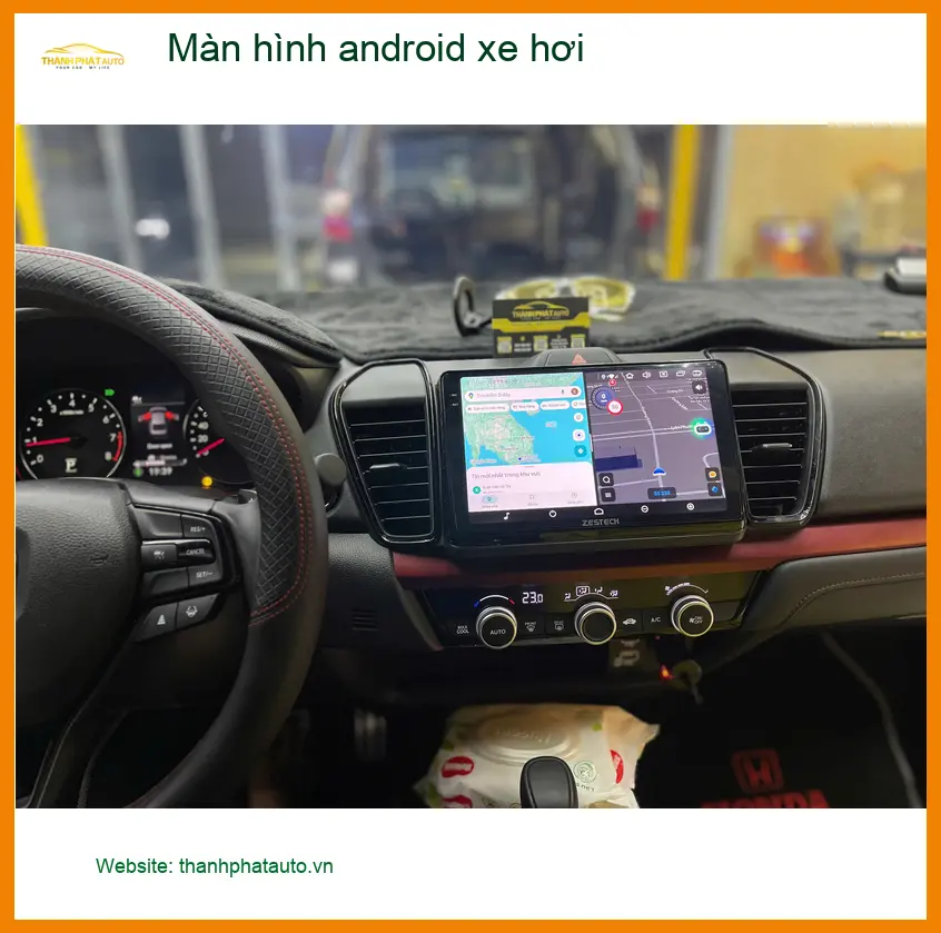 Anh Quang lắp màn hình Android cho Toyota Vios tại Quận Tân Phú ảnh thực tế 4